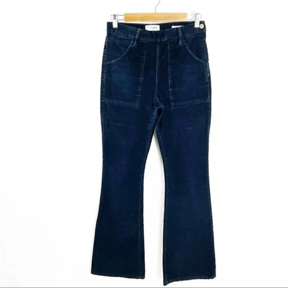 FRAME dark blue corduroy- like new!